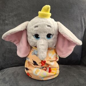 Disney Babies Baby Dumbo 12" Plush With Blanket Disney Parks Stuffed Toy